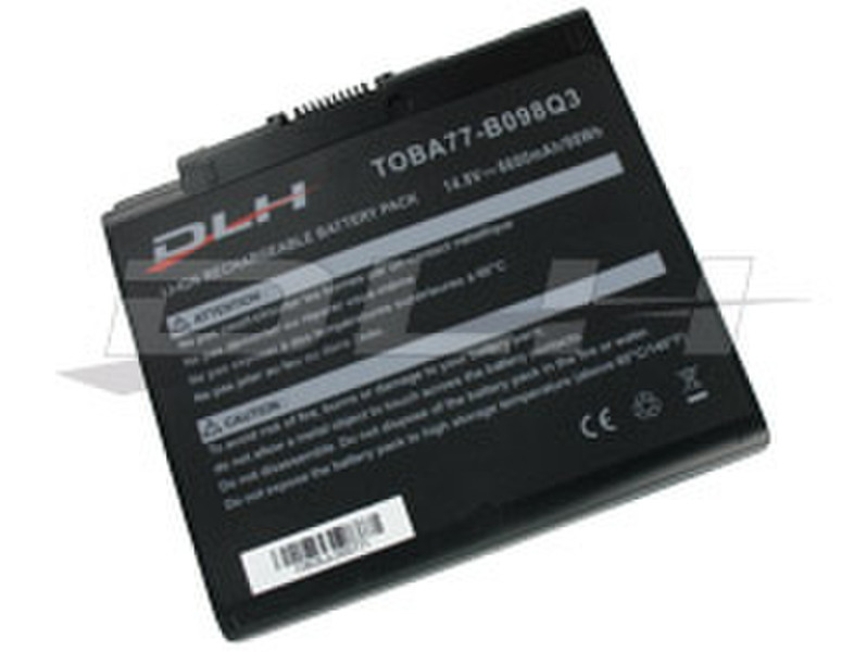 DLH LI-ION 14.8V 6600MAh-98WH BLACK STANDARD Lithium-Ion (Li-Ion) 6600mAh 14.8V Wiederaufladbare Batterie