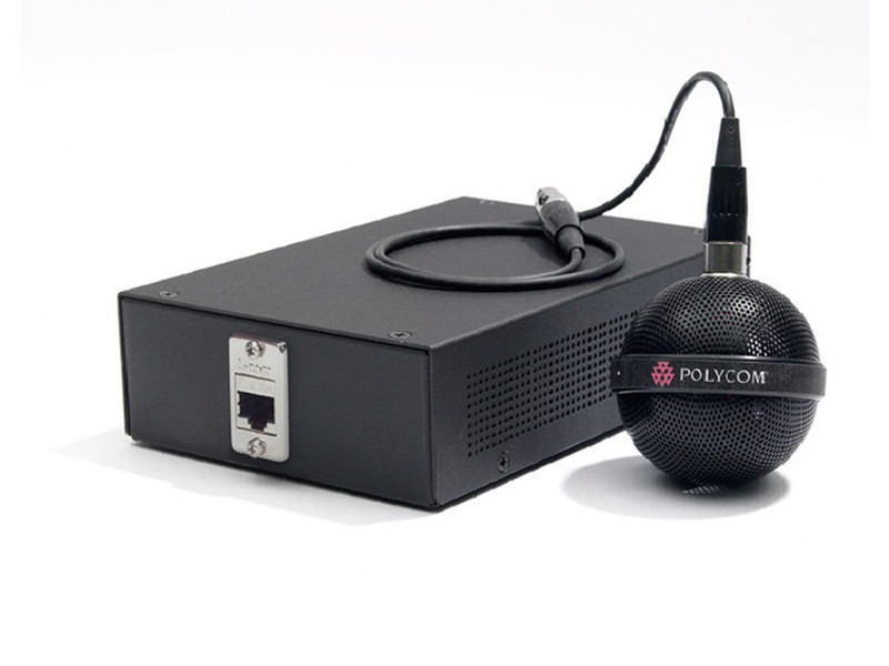 Polycom 2200-23810-001 Проводная Черный микрофон