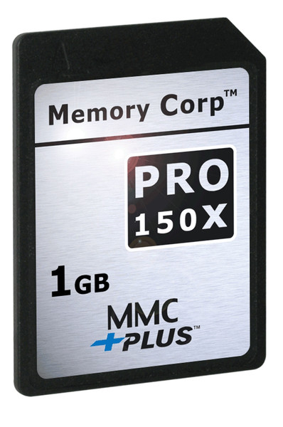 Memory Corp 1 GB PRO X Multimedia Card 4.0 (MMCPlus) X150 1GB MMC Speicherkarte