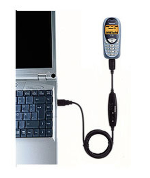 BenQ-Siemens Data Cable USB DCA-510 Schwarz Handykabel
