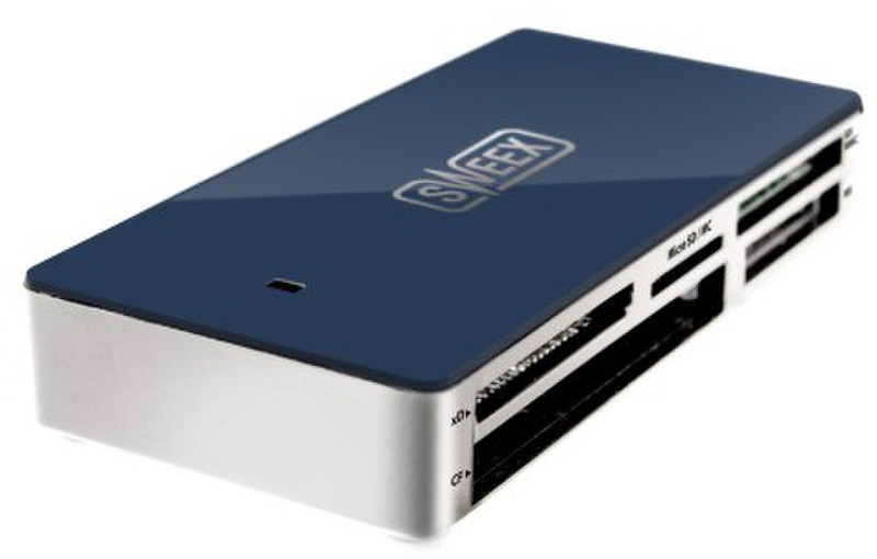 Sweex Multi Card Reader USB Acai Berry Blue card reader