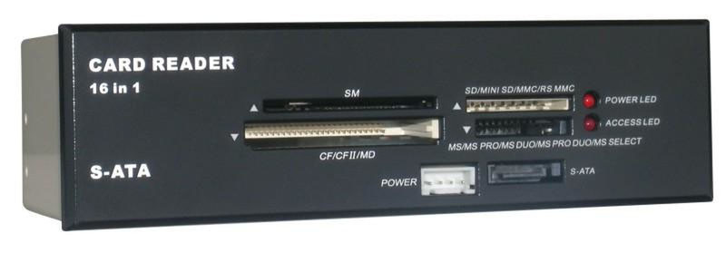 Techsolo TCR-1630 SCHWARZ USB 2.0 Black card reader