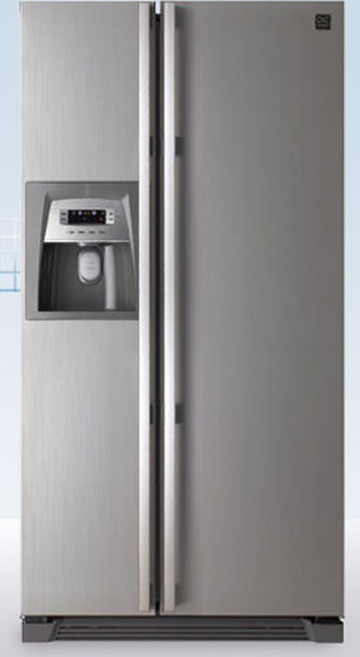 Daewoo FRN-U20DLC freestanding A Grey side-by-side refrigerator