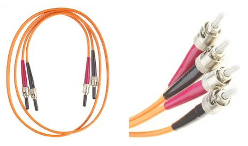 Mercodan Fiber Optic Cable 1.0m, (ST to ST) 1м оптиковолоконный кабель