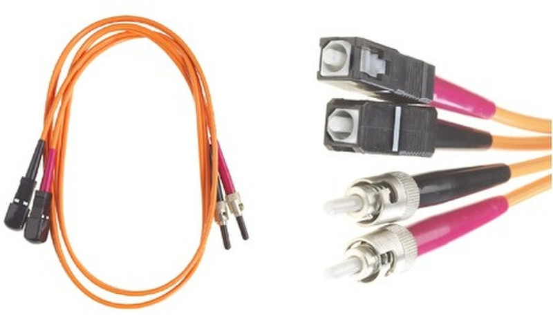 Mercodan Fiber Optic Cable 1.0m, (ST to SC) 1м оптиковолоконный кабель