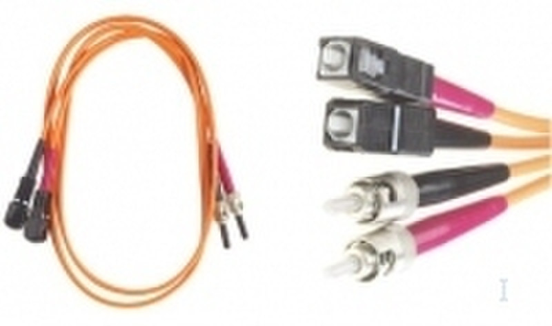 Mercodan Fiber Optic Cable 2.0m, (ST to SC) 2m Glasfaserkabel