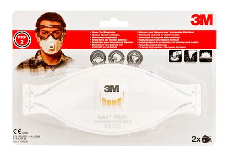 3M 9322C2 FFP2 2pc(s) protection mask