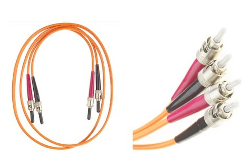 Mercodan Fiber Optic Cable 1.0m, (ST to ST) 1m fiber optic cable