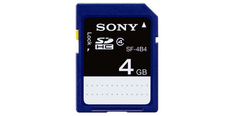 Sony 4GB SDHC Class 4 4GB SDHC memory card