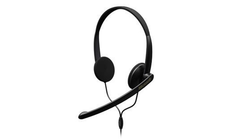 Microsoft LifeChat LX-1000 Monaural Head-band Black headset