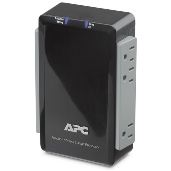 APC P6V 6AC outlet(s) 120V Black surge protector