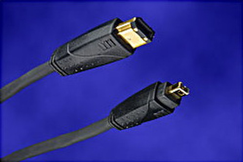 Monster Cable FL300 4/6-1M 1м Черный FireWire кабель