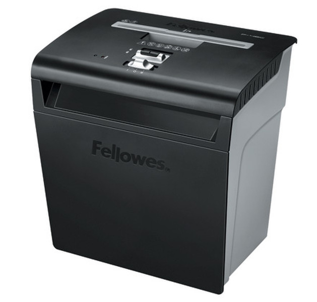 Fellowes P-48C Cross shredding Черный, Серый измельчитель бумаги