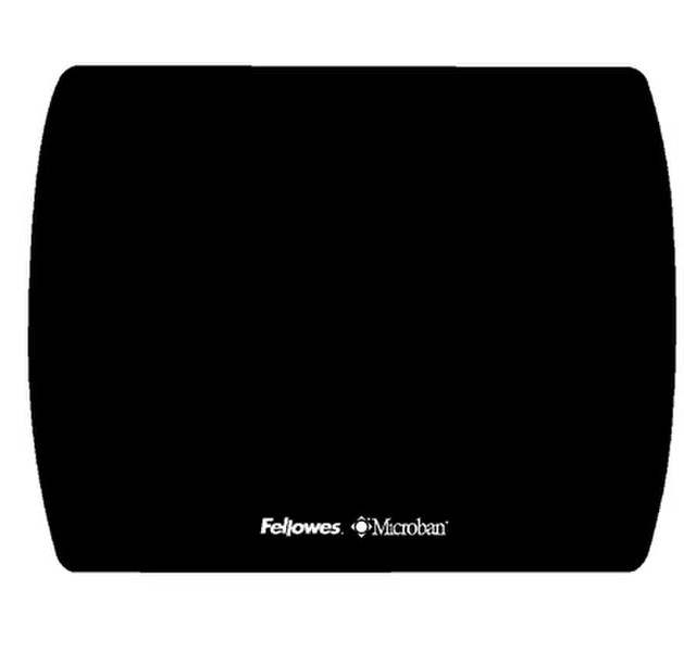 Fellowes Microban Ultra Thin Черный коврик для мышки
