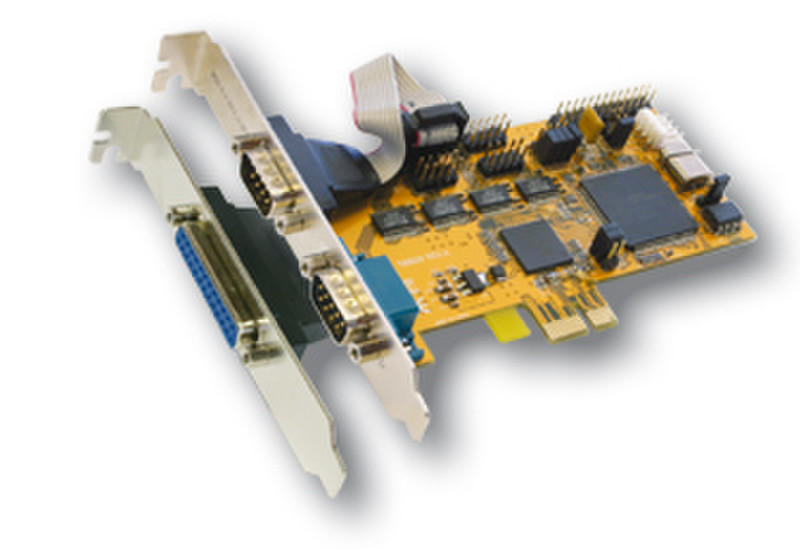 EXSYS EX-44190 PCI-Express 2S/1P Multi I/O card интерфейсная карта/адаптер