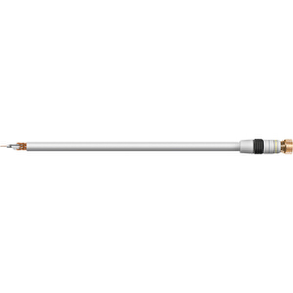 Audiovox AP013WN 15.24m F F White coaxial cable