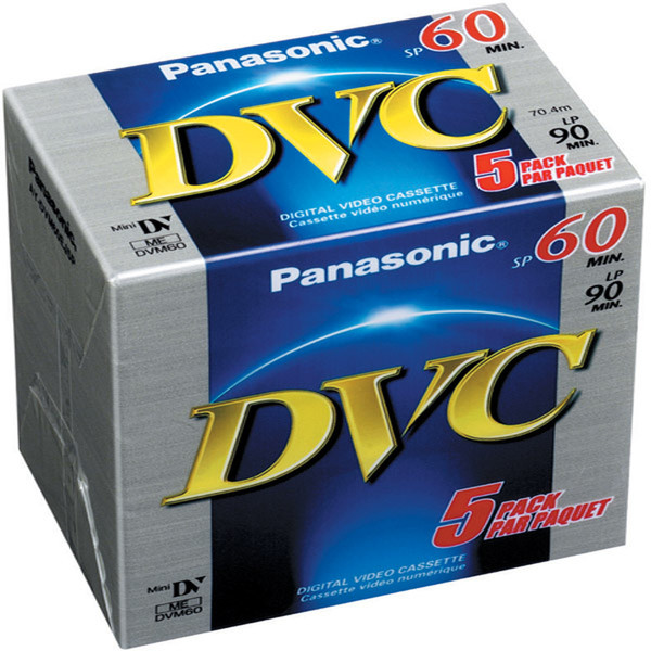 Panasonic AY-DVM60EJ/5P MiniDV blank video tape