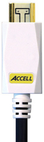 Accell B100C-013B 4m HDMI HDMI Schwarz, Weiß HDMI-Kabel