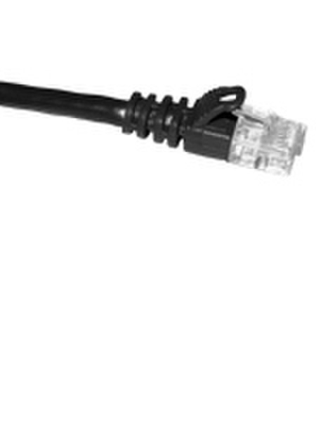 CP Technologies Cat.5e 7ft Black 2.1m Black networking cable