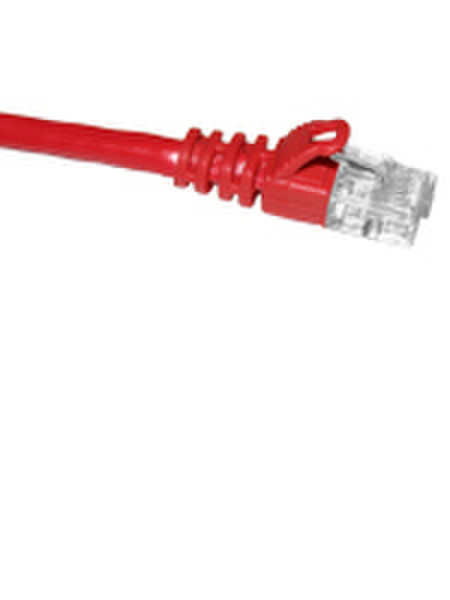 CP Technologies Cat.5e 3ft Red 0.9м Красный сетевой кабель