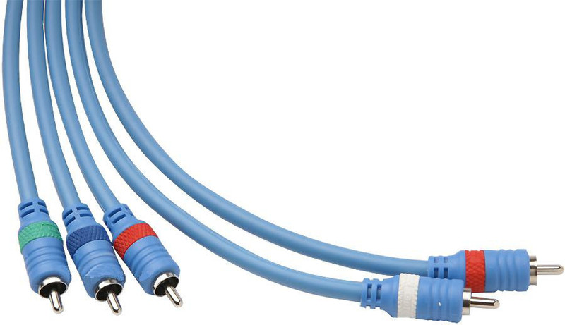 Gefen Component Stereo Audio/Video Cable 1.83м Синий компонентный (YPbPr) видео кабель