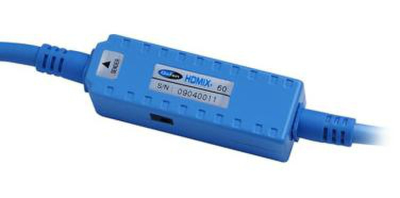 Gefen Fiber Optic Cable for HDMI 15.24m Blue fiber optic cable