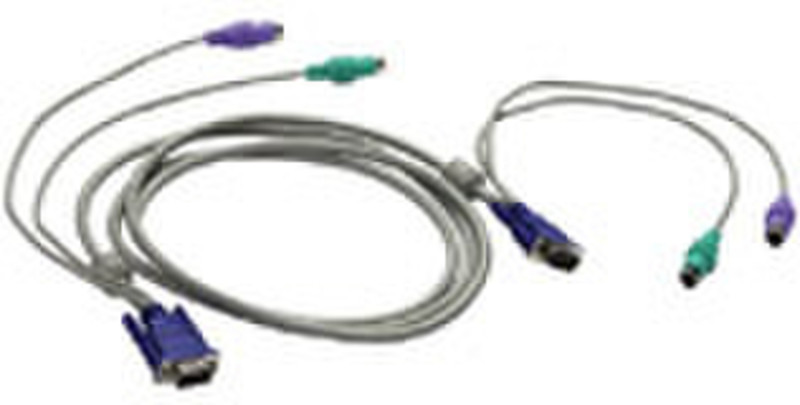 Raritan CSWUSBPS230 3m Grey KVM cable