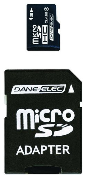 Dane-Elec 4GB microSD 4GB MicroSDHC memory card