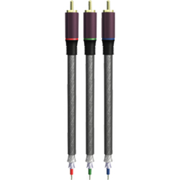 Audiovox 3.65m Component Cable 3.65м RCA 2 x RCA Серый компонентный (YPbPr) видео кабель
