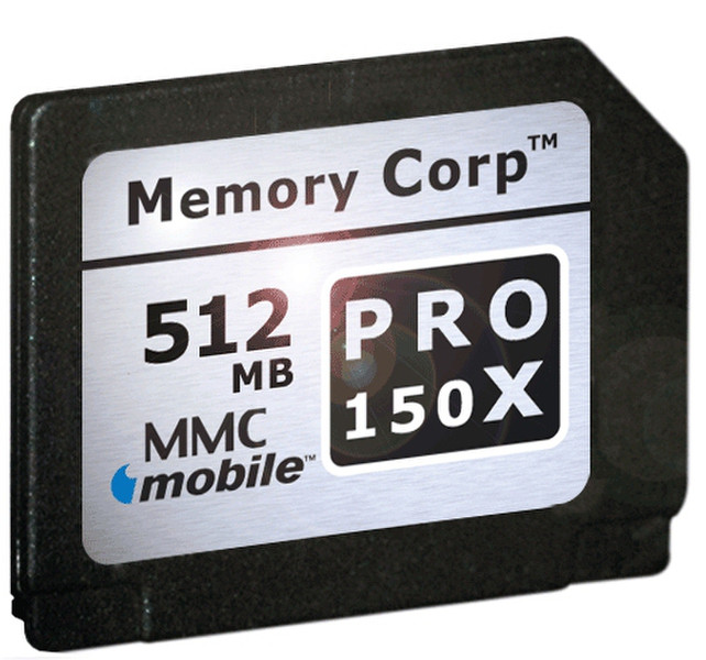Memory Corp 512 MB PRO X MultiMedia Card Mobile X150 0.5GB MMC Speicherkarte