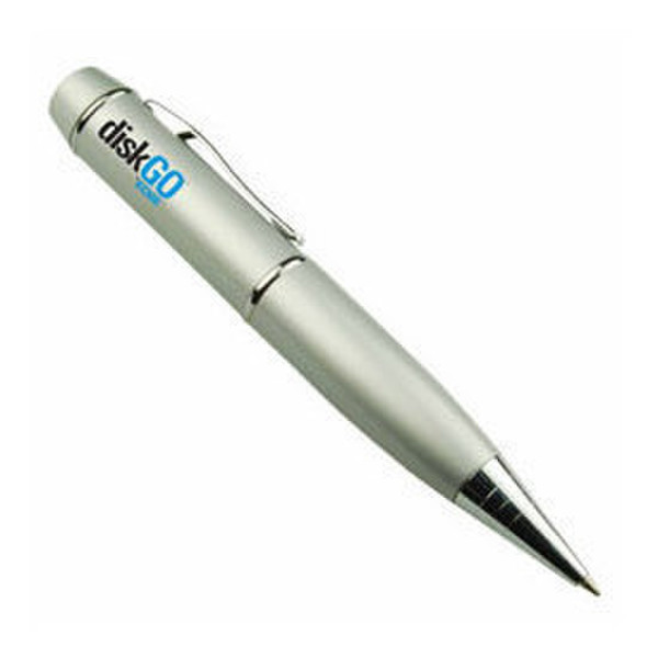Edge DiskGO 4 GB USB 2.0 + Ink Pen 4ГБ USB 2.0 Type-A Cеребряный USB флеш накопитель