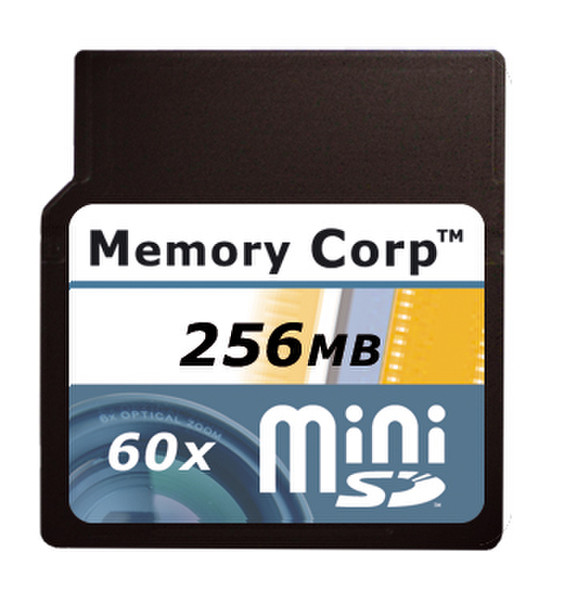 Memory Corp 256 MB miniSD Card (MSDC) 60x 0.25GB MiniSD Speicherkarte