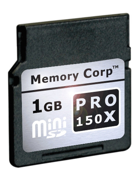 Memory Corp 1 GB PRO X miniSD Card (MSDC) X150 1GB MiniSD Speicherkarte