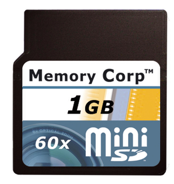 Memory Corp 1 GB miniSD Card (MSDC) 60x 1GB MiniSD Speicherkarte