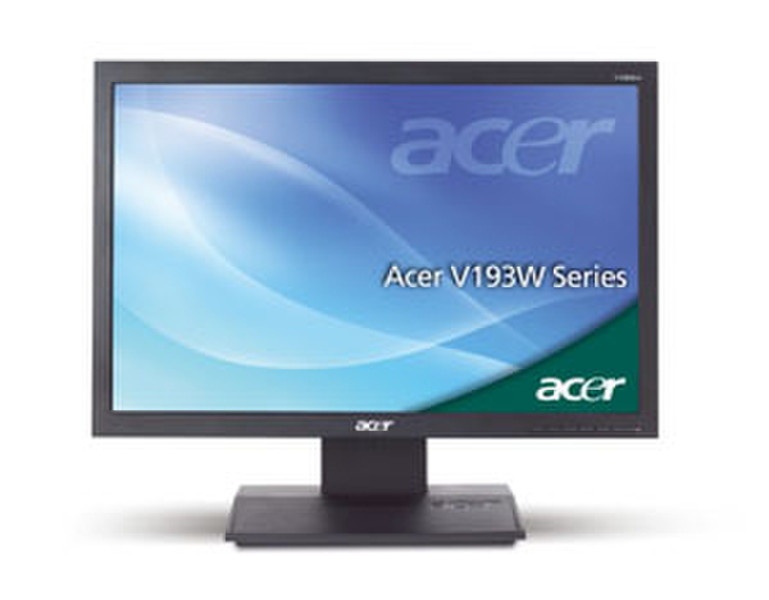Acer V193WBbd 19Zoll Schwarz Computerbildschirm