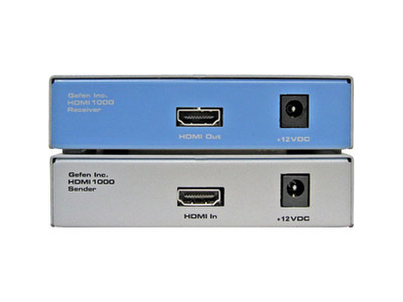 Gefen EXT-HDMI-1000HD HDMI HDMI Синий, Cеребряный кабельный разъем/переходник