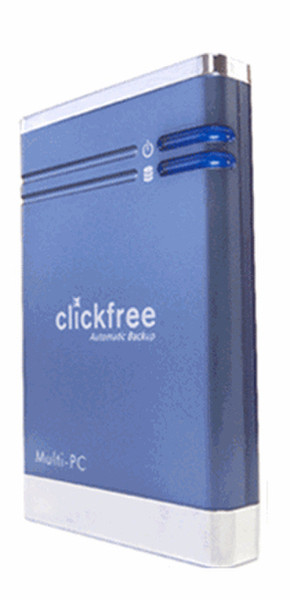 Clickfree HD325 320GB Blau, Silber Externe Festplatte