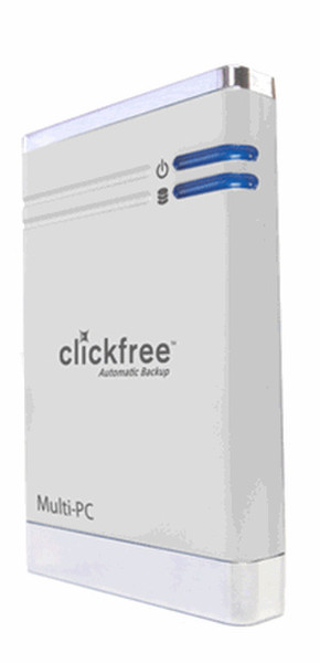 Clickfree HD801 2.0 160GB White external hard drive