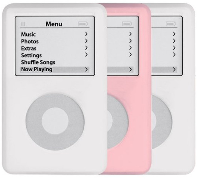 Audiovox JP1433V Pink,Transparent,White MP3/MP4 player case