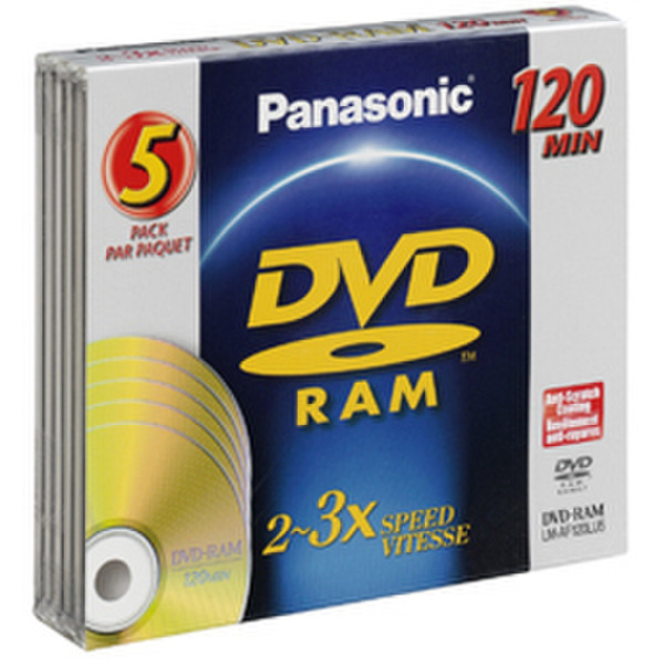 Panasonic 5 DVD-RAM 4.7GB DVD-RAM