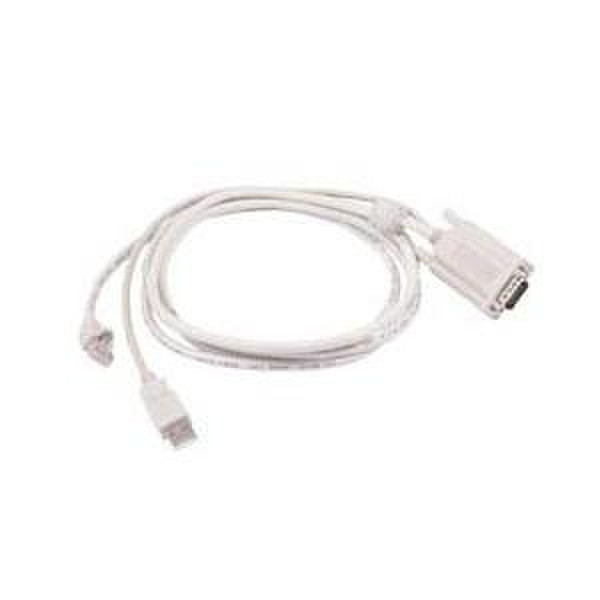 Raritan MCUTP40-SUSB 4м Белый кабель клавиатуры / видео / мыши