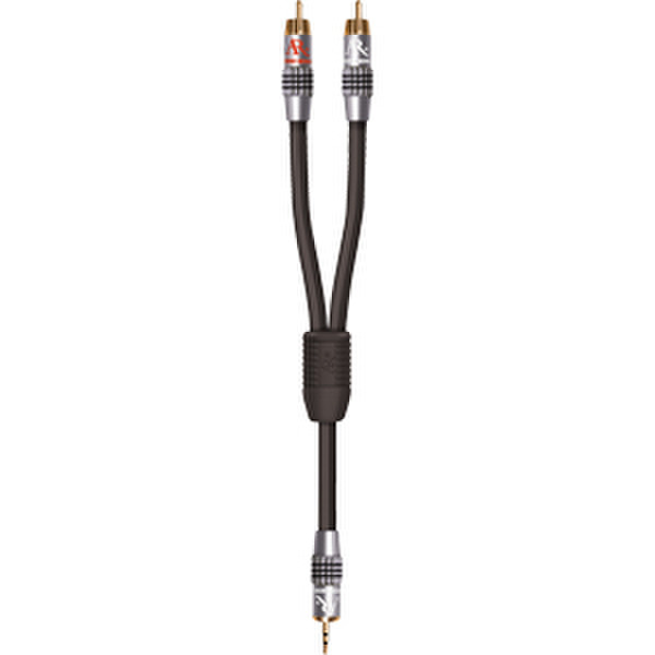Audiovox PR142N 0.91m Black,Gold,Silver audio cable