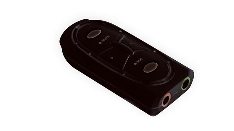 Icemat Siberia soundcard Black USB 7.1channels USB