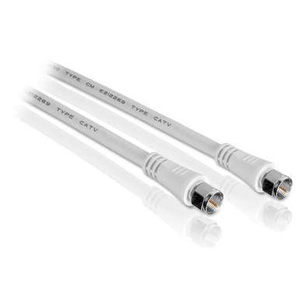 Philips SWV2171W/27 0.91m F F White coaxial cable