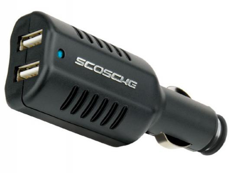 Scosche USB12V2 Auto Black mobile device charger
