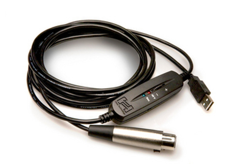 Hosa Technology USX-110 3m XLR (3-pin) USB Black audio cable