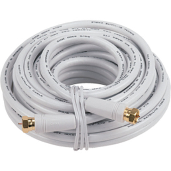 Audiovox VH625WH 7.62m RCA RCA White coaxial cable
