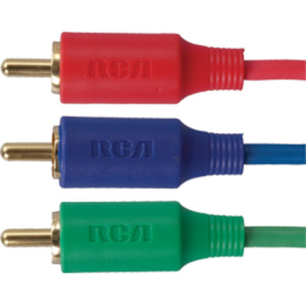 Audiovox VHC61 1.83м 3 x RCA 3 x RCA Синий, Зеленый, Красный компонентный (YPbPr) видео кабель