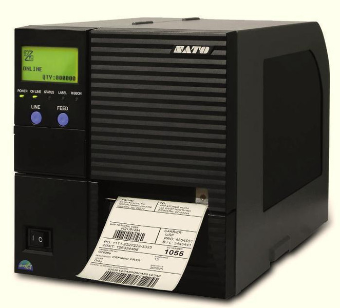 SATO GT424e Direkt Wärme/Wärmeübertragung 609DPI Schwarz Etikettendrucker