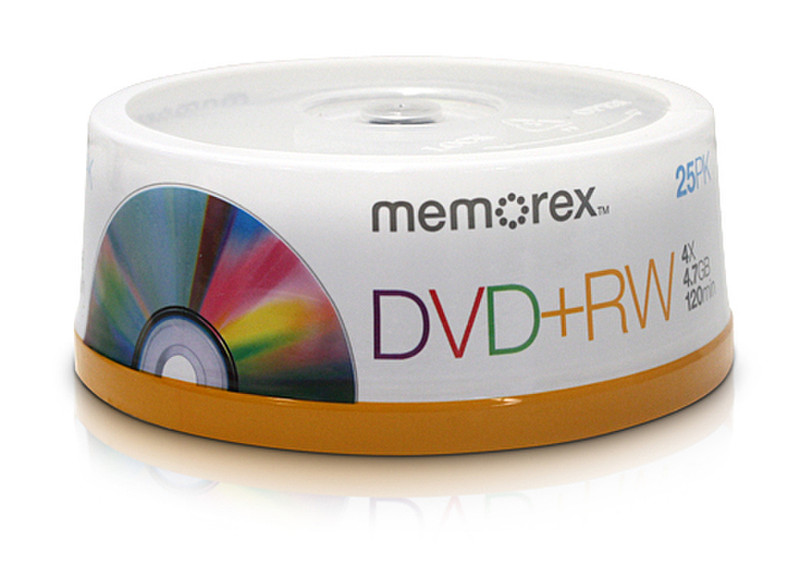Memorex DVD-RW 4.7GB 4x (25) 4.7GB DVD-RW 25pc(s)